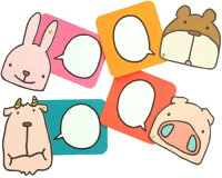 70以上 かわいい 吹き出し イラスト 動物 最高の新しい壁紙aahd
