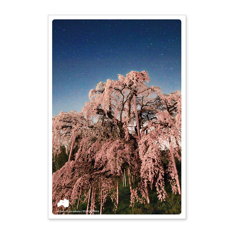 日本の絶景ポストカード 〜春〜 三春滝桜 福島