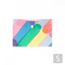 フラットケース S《JUICE》Early 小さめ Sサイズ ブランド AIUEO A6 ビニールケース 小物入れ 薄型ポーチ お薬手帳 診察券入れ いといゆき AJF6-01