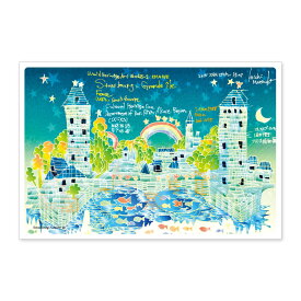 5/5★Rカードで最大P5倍 PAS-POL 世界遺産アートポストカード ストラスブール フランス 世界遺産を絵にしながら旅するアーティストのポストカード (tpca-13)
