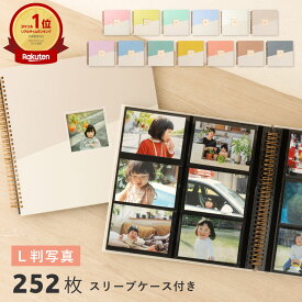 【楽天1位&高評価4.53】L判アルバム 大容量 6面 いろは出版 アルバム L判 可愛い おしゃれ フォトアルバム 写真 89×127mm ポケット 見開き 写真整理 1年1冊 子供 赤ちゃん 保育園 幼稚園 黒台紙 窓 付き 大きい 薄い 薄型 保管 ケース gas_gam_gal l-gall