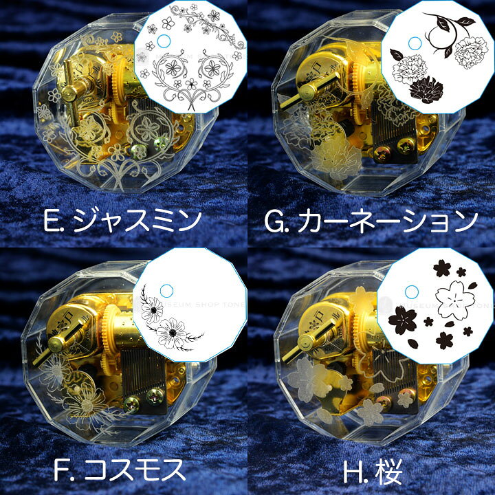 楽天市場】【神戸オルゴール 18N 12角形時音オリジナルデザインケース 
