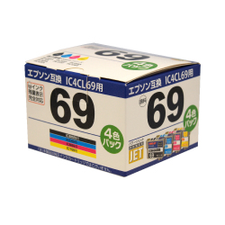 沖縄 離島も日本全国送料無料 １年間の品質保証つき 高速配送 IC4CL69 互換インク 大人も着やすいシンプルファッション 4色パック