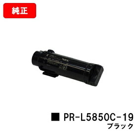 NEC トナーカートリッジ PR-L5850C-19 ブラック【純正品】【翌営業日出荷】【送料無料】【MultiWriter 5850C/MultiWriter 400F】【SALE】