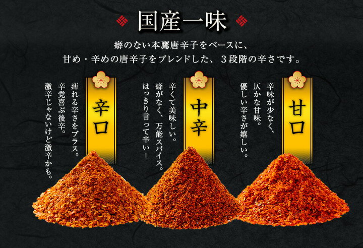 楽天市場 七味 七味唐辛子 柚子七味 ゆず七味 七味 ゆず 七味唐辛子 送料無料 一味 一味唐辛子 国産 たっぷりサイズ 2倍量 七味唐辛子50g 柚子 七味50g 国産一味 中辛25g 辛口10ｇ 甘口15ｇ 3点セット 辛さも選べます 七味 ゆず七味 ゆず一味 山椒 調味料セット
