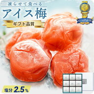 ギフト スイーツ 高級 プレゼント 食べ物 食品 モンド最高金賞 紀州南高梅 アイス梅 9粒入 梅干し 個包装…