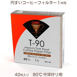 �O�m CAFEC �~���� ���[����pT90 �R�[�q�[�t�B���^�[ 1�t�p 40�������� MC1-40 �z���C�g