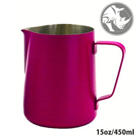 Rhino Coffee Gear ライノ 450ml (15oz) カラーピッチャー バービーピンク BB-074