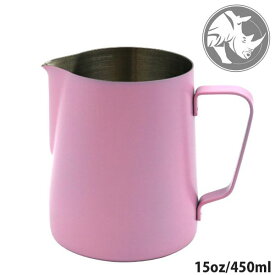 Rhino Coffee Gear ライノ 450ml (15oz) カラーピッチャー ピンクマシュマロ BB-077