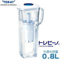 東レ トレビーノ PT307SLV ポット型浄水器 800ml 送料無料