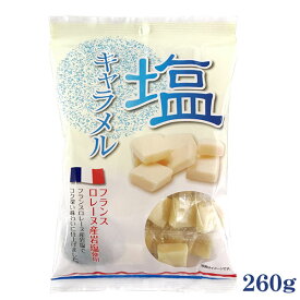宮田製菓 塩キャラメル 260g 個包装 ロレーヌ産の岩塩を使った絶妙な塩加減
