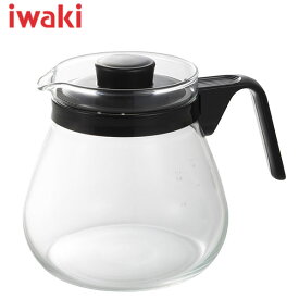 iwaki イワキ レンジのポット コーヒー1000 ブラック 1L KT7966-BK3