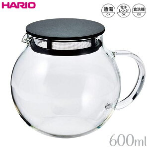 HARIO �n���I �W�����s���O���[�t�|�b�g 600ml �u���b�N JPL-60-B