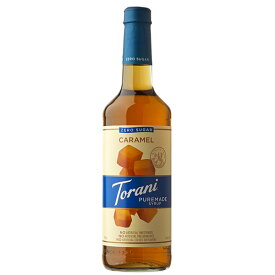 Torani トラーニ ピュアメイドシロップ ゼロシュガー キャラメル 750ml