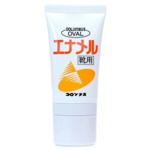 エナメル革用 塗布スポンジ付き オーバル 簡単シューケア コロンブス 日本製