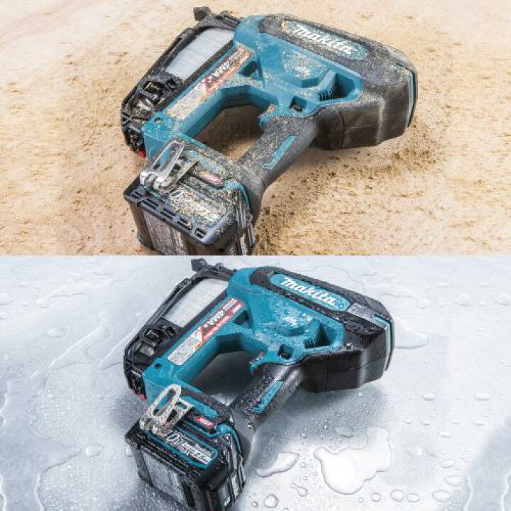 楽天市場】マキタ[makita] 40Vmax 4×38mm 充電式フロアタッカ ST003GZ 
