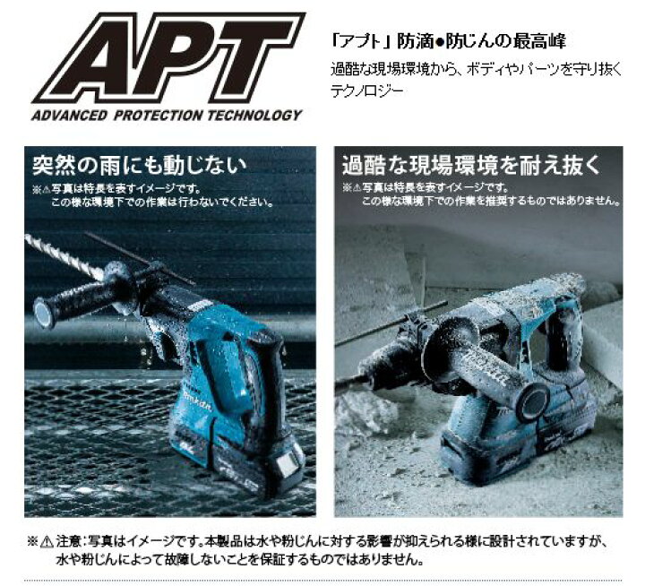 楽天市場】マキタ 18V充電式ハンマドリル HR244DRGXV (青) ☆集じん 