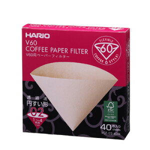 HARIO �n���I V60�p �y�[�p�[�t�B���^�[�݂��炵�i���Y���j02 VCF-02-40M �y�L�b�`�� �v���[���g�z