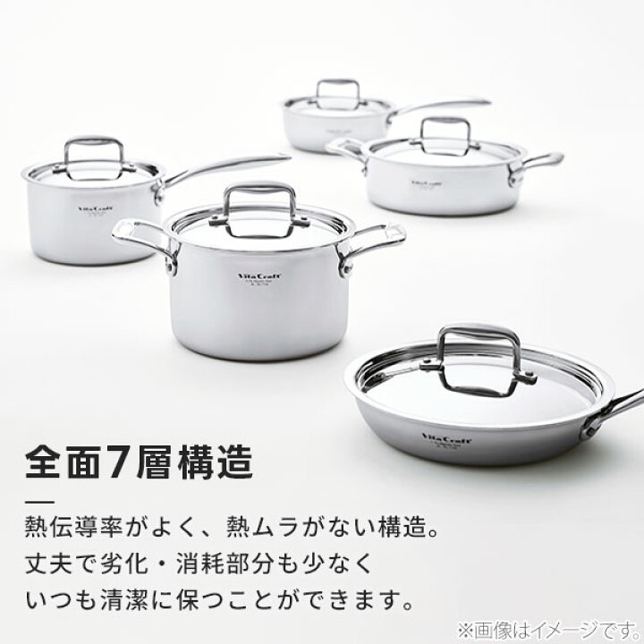 楽天市場】Vita Craft ビタクラフト Nシリーズ 両手鍋 18cm・20cm No  