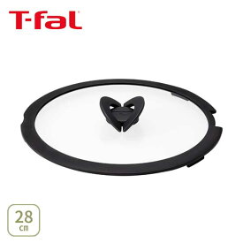 【7/15(火)限定 確率1/2で最大100%Pバック】T-FAL ティファール インジニオネオ バタフライガラスブタ 28cm L99367 （ガラス蓋） 【取っ手が取れる 取っ手の取れる 収納 蓋 フタ ふた キッチン 】