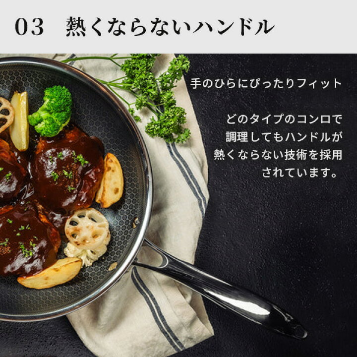 楽天市場】【正規販売店】HexClad ヘックスクラッド ハイブリッド 