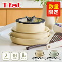 【10日限定！抽選で最大100%Pバック】【日本限定カラー】T-FAL ティファール インジニオ・ネオ IHパレット セット8 ハ…