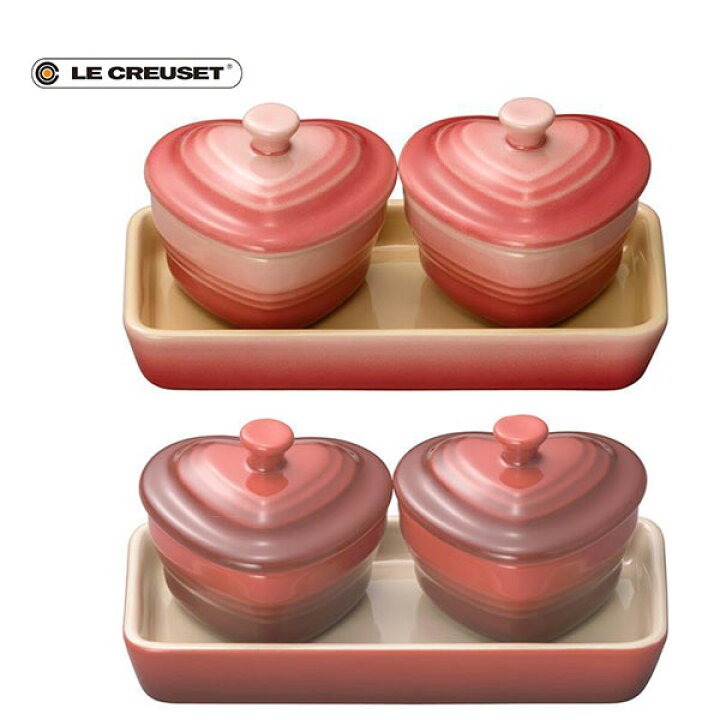 楽天市場 日本正規代理店品 Le Creuset ル クルーゼ ミニチュア ラムカン ダムール セット ハート ストーンウェア 洋食器 小皿 容器 00 06 動画有 ｔｏｏｌ ｍｅａｌ