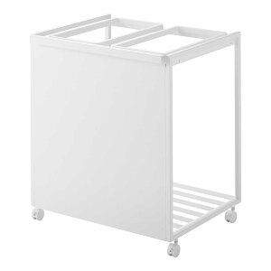 目隠し分別ダストワゴン タワー 45L 2分別 山崎実業 tower ホワイト ブラック 1824 1825 分別 ゴミ箱 yamazaki タワーシリーズ