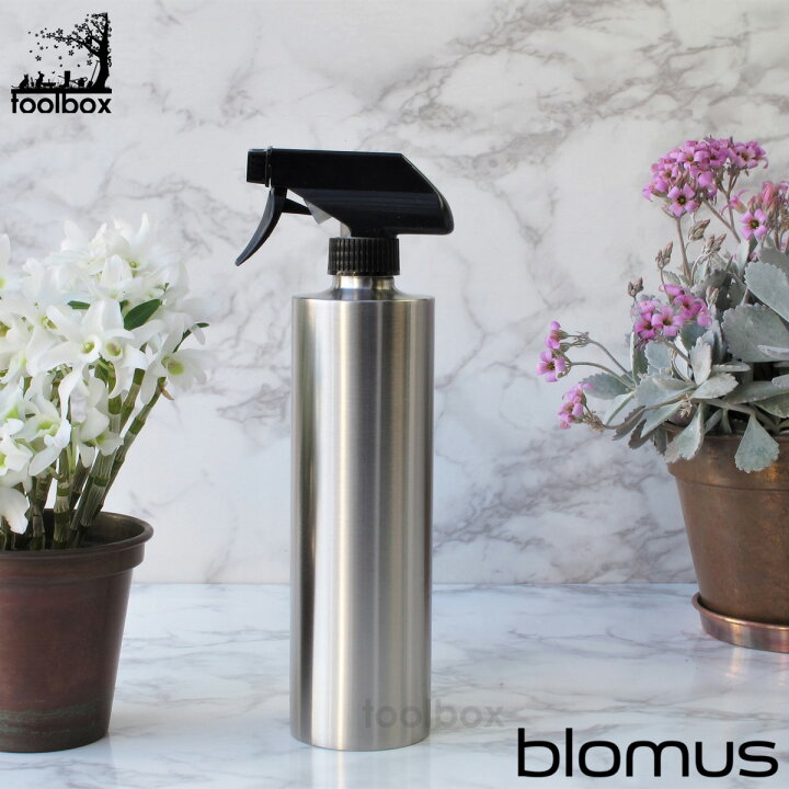 楽天市場 Blomus ステンレス スプレーボトル Greens 0 5リットル おしゃれ 植物用霧吹き 園芸用スプレーボトル 観葉植物 室内園芸 インテリア ミスト 庭道具屋 Toolbox 園芸用品