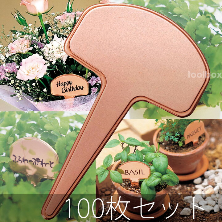 楽天市場 銅製 ふらわーぷれーと 100枚入り Fp 100 100 プランツラベル フラワープレート 園芸ネームラベル 園芸ラベル プラントマーカー 植物ラベル ガーデンラベル 園芸ネームプレート プランツマーカー フラワーラベル 佐野機工 庭道具屋 Toolbox 園芸用品