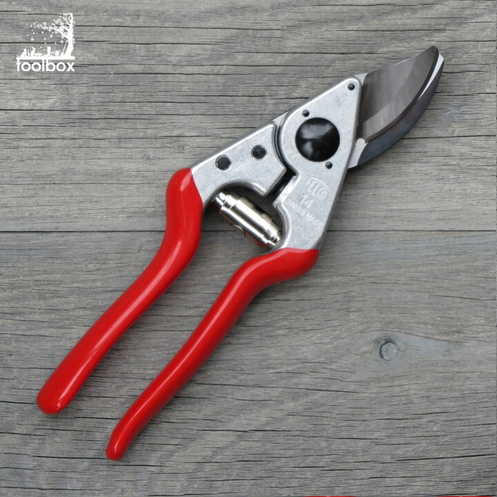 楽天市場 日本新発売 コンパクトモデル メール便利用で送料無料 日本輸入正規代理店品 剪定ばさみ Felco14 フェルコ14 切断能力18mm 軽量 小型 剪定鋏 園芸用はさみ 贈り物 ギフト包装対応 女性 手の小さい方向け バラの手入れ 庭道具屋 Toolbox 園芸