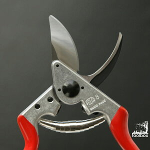 楽天市場 メール便で送料無料 日本輸入正規代理店品 剪定ばさみ Felco8 フェルコ8 切断能力25mm 右利き用 剪定鋏 園芸はさみ 剪定ハサミ 剪定バサミ 枝切り 贈り物 ギフト包装ご対応 バラの手入れ 庭道具屋 Toolbox 園芸用品