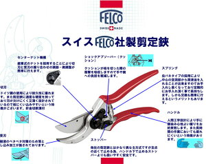 楽天市場 メール便で送料無料 日本輸入正規代理店品 剪定ばさみ Felco8 フェルコ8 切断能力25mm 右利き用 剪定鋏 園芸はさみ 剪定ハサミ 剪定バサミ 枝切り 贈り物 ギフト包装ご対応 バラの手入れ 庭道具屋 Toolbox 園芸用品
