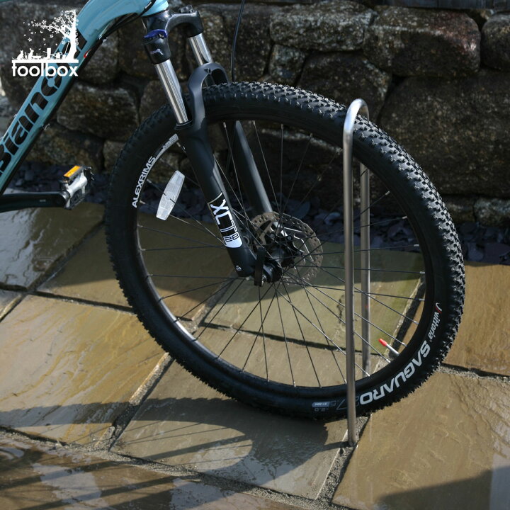 楽天市場】日本製・高品質 ステンレス製 自転車スタンド【埋設型 