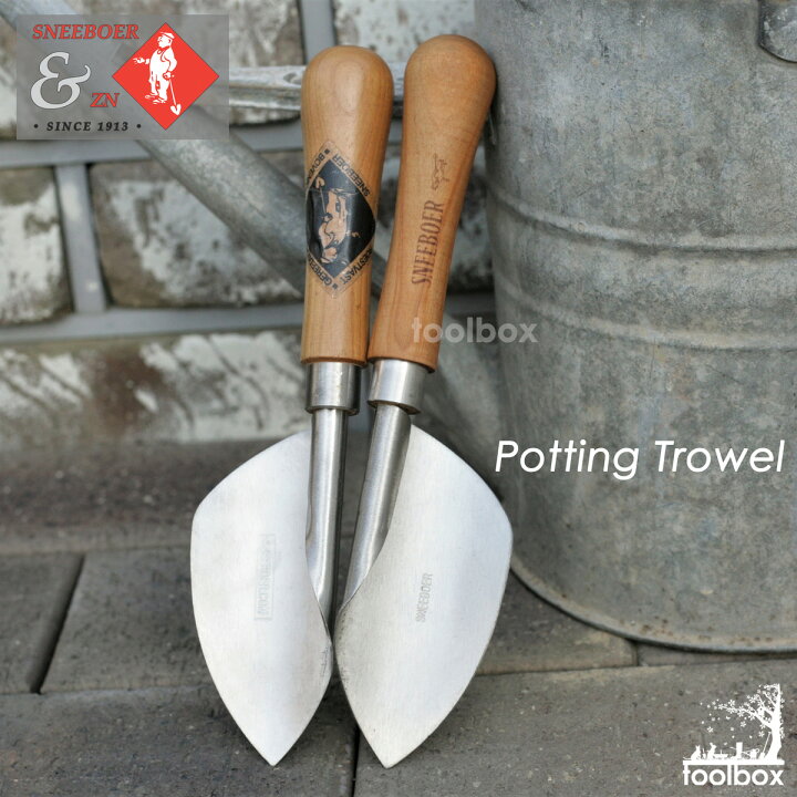 楽天市場 オランダ王室御用達 Sneeboer スネーブール 鍛造ステンレス プランター用 ハンドスコップ Potting Trowel シャベル ショベル スコップ おしゃれ 上質 高品質 園芸用品 植替え 鉢植え ガーデニング 右利き 左利きギフト対応 庭道具屋 Toolbox 園芸用品
