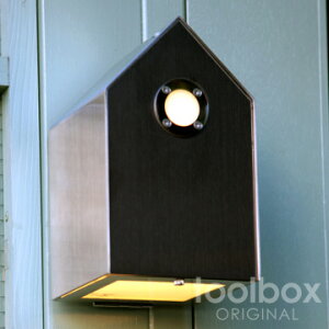 birdhouse light / バードハウスライト(ブラックステンレス)屋外照明 外灯 玄関灯
