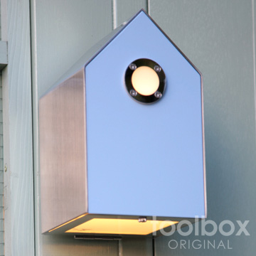 birdhouse light / バードハウスライト（スカイブルー）屋外照明 外灯 玄関灯のサムネイル