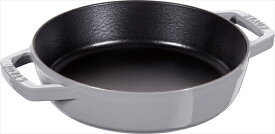 STAUB(ストウブ) ストウブ　ラウンド　両手フライパン [ 40511−726　26cmGR ] ASTN306 [ 1-0077-0206 ]