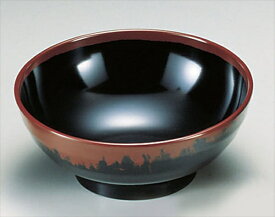 エンテック メラミン「長次郎窯」　そば丼（特大） [ AN−70B ] RSB18001 [ 1-2410-0201 ]