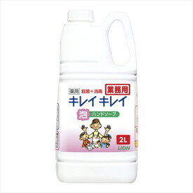 ライオン 業務用キレイキレイ薬用泡ハンドソープ [ プロ無香料　2L ] JHV4102 [ 1-1449-0702 ]