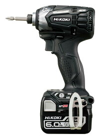 HiKOKI ［ ハイコーキ ]　14.4VインパクトドライバーWH14DDL2B【6.0Ah電池付】【電池1個仕様】ストロングブラック