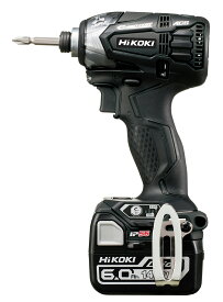 HiKOKI ［ ハイコーキ ]　14.4VインパクトドライバーWH14DDL2(2LYPK)B【6.0Ah電池付フルセット】ストロングブラック