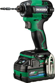 HiKOKI ［ ハイコーキ ] 36V インパクトドライバ WH36DD(2XHLSZ) アグレッシブグリーン【 Bluetooth電池2個・2ポート充電器・ケース付セット 】