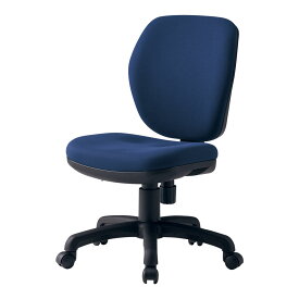 ■直送品 勝亦商店 オフィスチェア（回転椅子）FST−77 ネイビー [ 1-2509-0502 ]