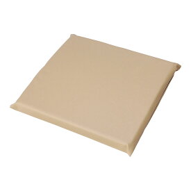 ■直送品 一宮 レザー座布団　無地　小 ベージュ [ 1-2524-0203 ]
