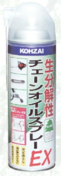 生分解性チェーンオイルスプレーEX天然植物油ベース潤滑剤 420mL00822 イチネンケミカルズ(旧タイホーコーザイ) ツールエクスプレス イチネンケミカルズ 生分解性 チェーンオイルスプレーEX 420ml 24本セット 生分解性チェーンオイル
