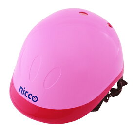 子供用自転車ヘルメット子供用ヘルメット（頭周49〜54cm）nicco(ニコ) キッズヘルメットカラー：ピンク参考年齢3歳〜5歳位（幼稚園）KH001PKクミカ工業 日本製　kumika