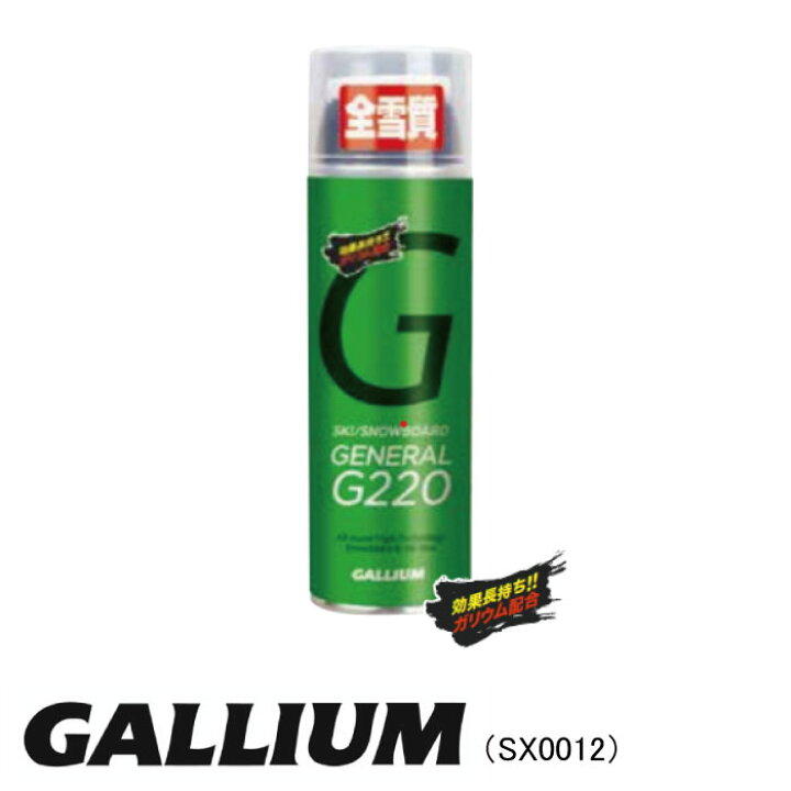 楽天市場】GALLIUM ガリウム SX0012 GENERAL・G 220 スキー 