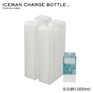 山真製鋸(Y'sGODJAPAN) アイスマン チャージボトル5.0 2本入り×1組 ICM-CB5-2 アイスマンベストプロ X 用 ハードタイプ ボトル 保冷 保冷剤 冷却 暑さ対策 熱中症対策 ICEMAN PRO-X