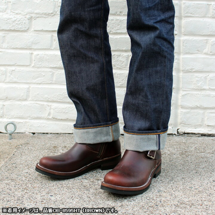 楽天市場】SWL【SLOW WEAR LION】ZIP ENGINEER BOOTS HORWEEN 